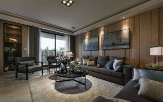 现代简约三居室165平米10.5万 越湖名邸装修案例 苏州房天下家居装修网